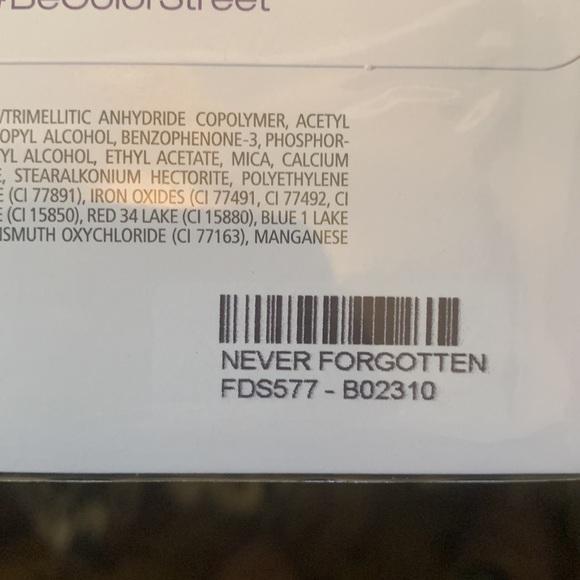 Never Forgotten Color Street - Picture 2 of 2